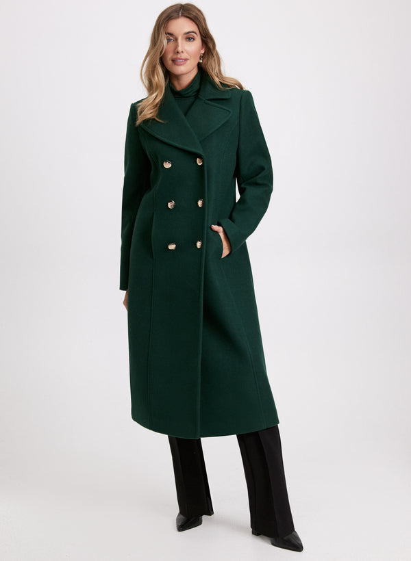 Laura Stretch Wool Blend Coat