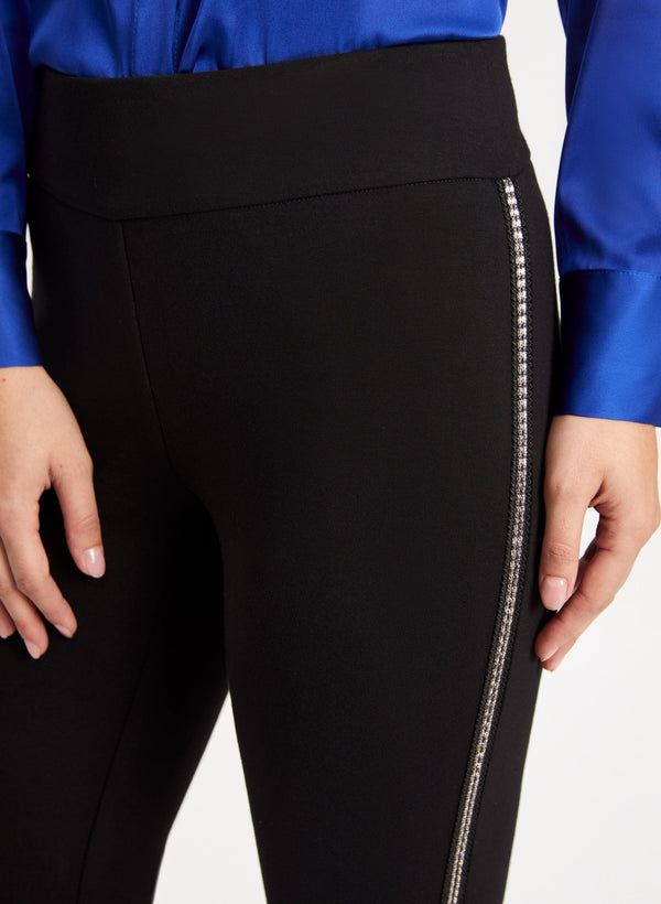 Laura Stripe Detail Slim Leg Pants