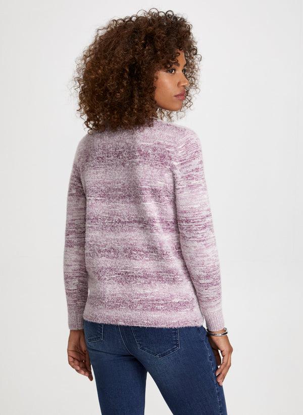 Laura Stripe Gradient Motif Sweater