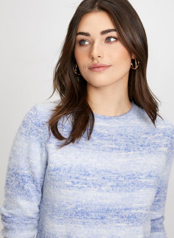 Laura Stripe Gradient Motif Sweater