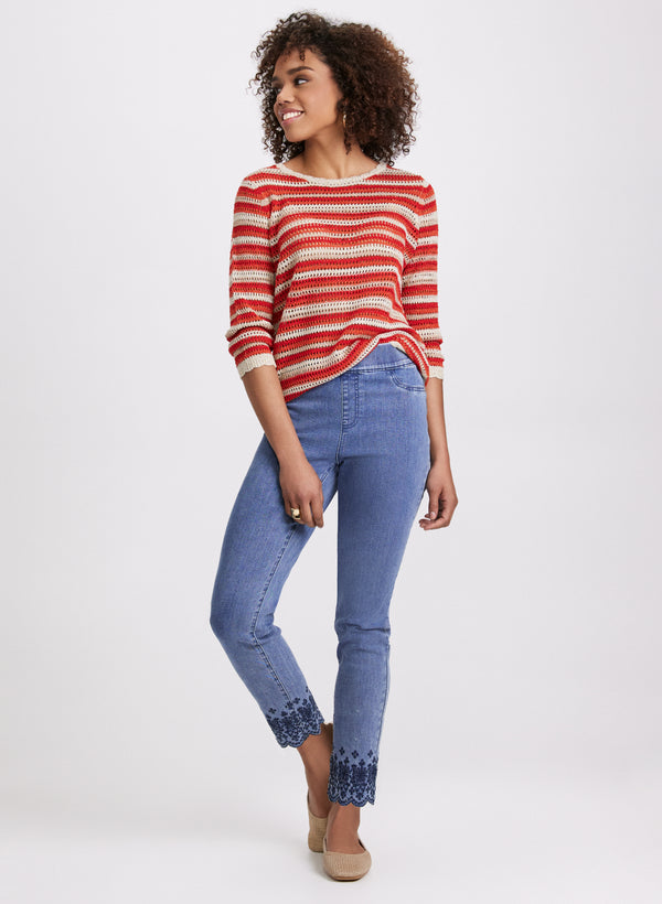 Laura Stripe Knit Sweater