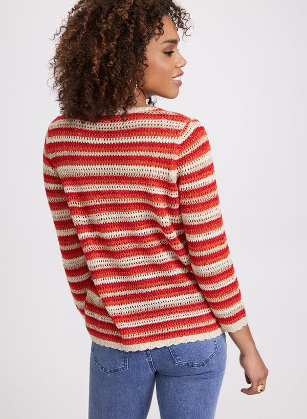 Laura Stripe Knit Sweater