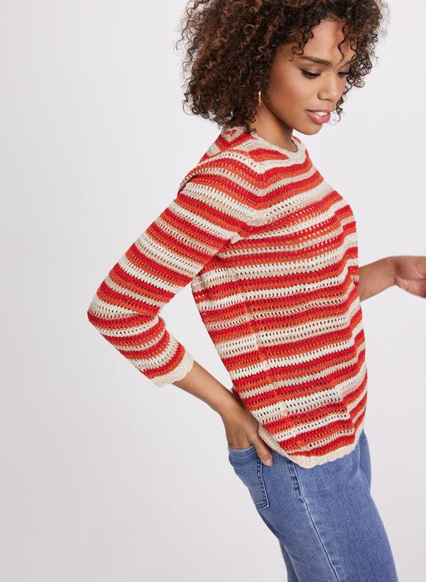 Laura Stripe Knit Sweater