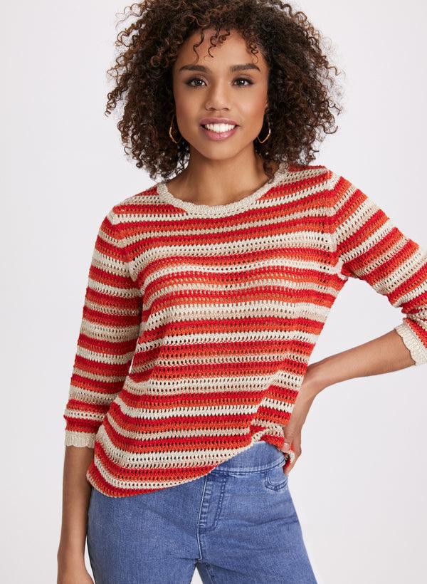 laura Stripe Knit Sweater