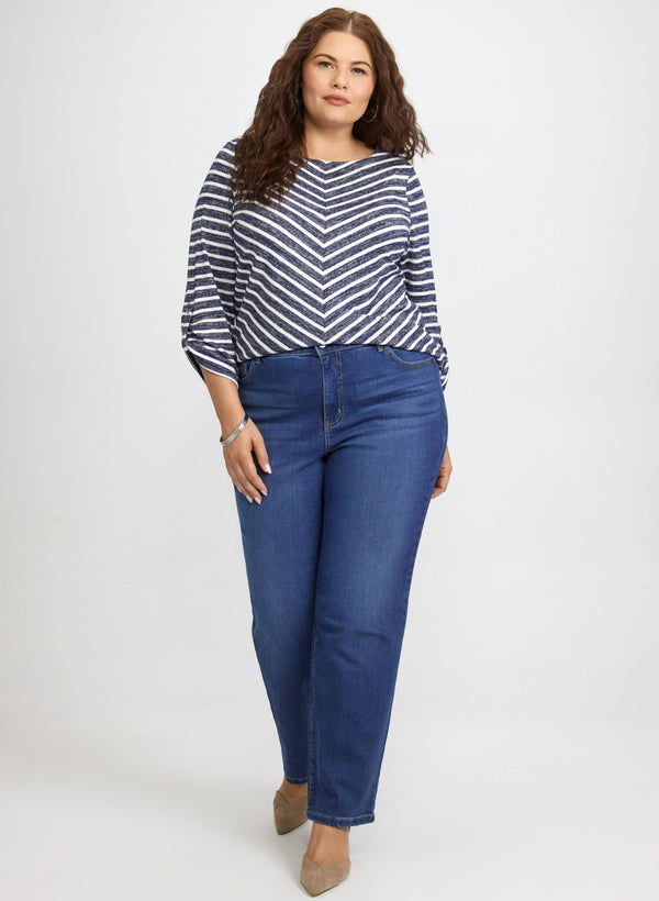 Laura Stripe Knit Top