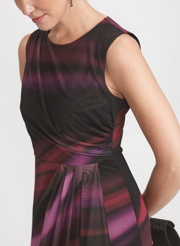 Laura Stripe Mesh Dress