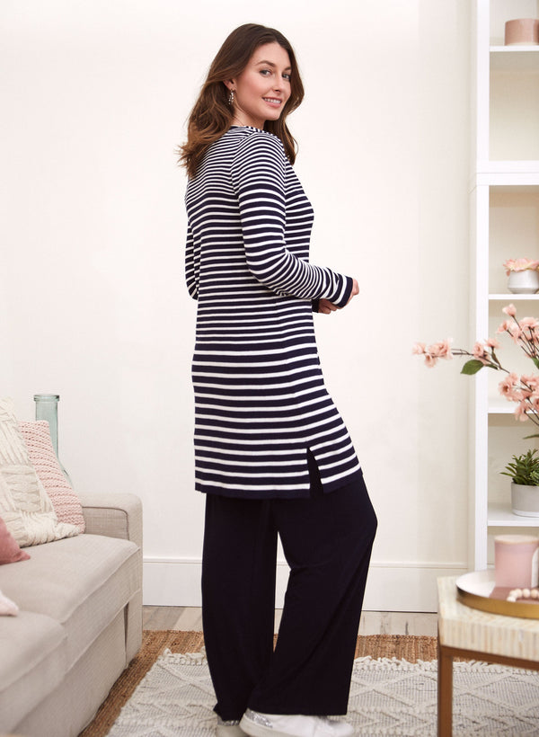 Laura Stripe Print Cardigan