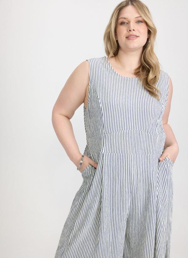 Laura Stripe Print Jumpsuit