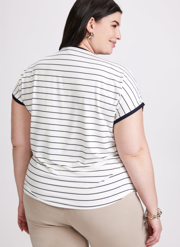 Laura Stripe Print T-Shirt