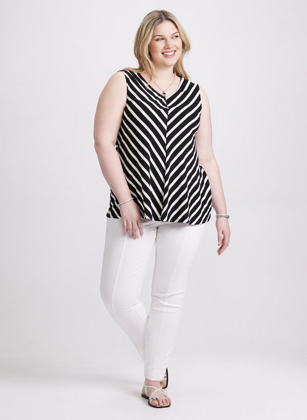 Laura Stripe Print Top