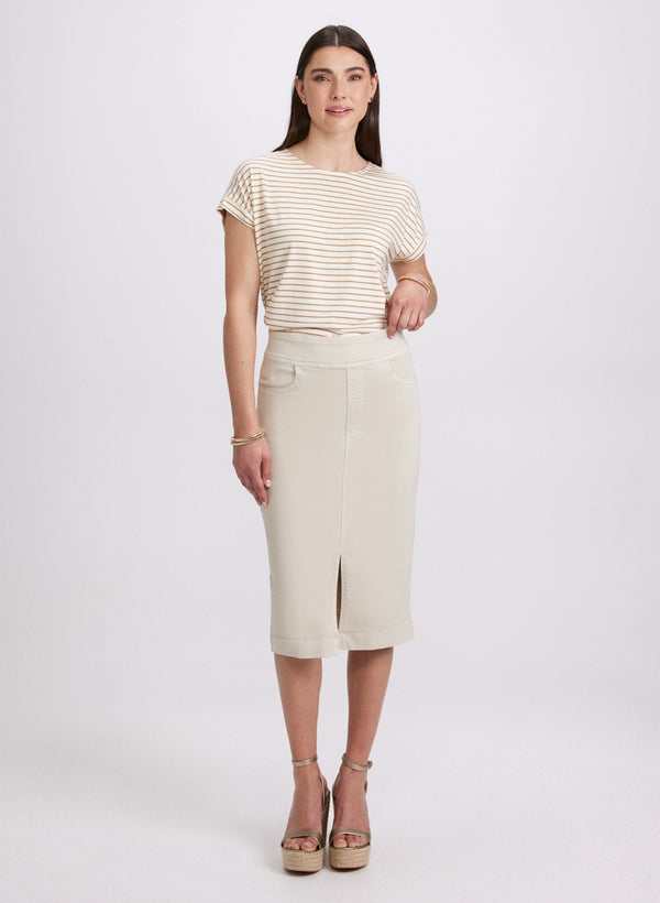 Laura Striped Cap Sleeve T-Shirt