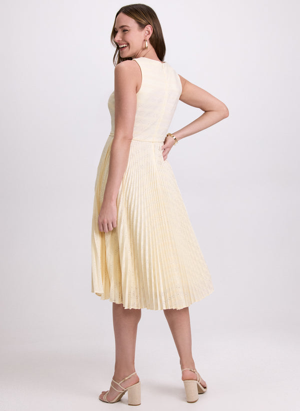 Laura Striped Lace Dress