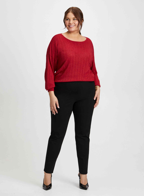 laura Striped Sweater & Bow Detail Pants