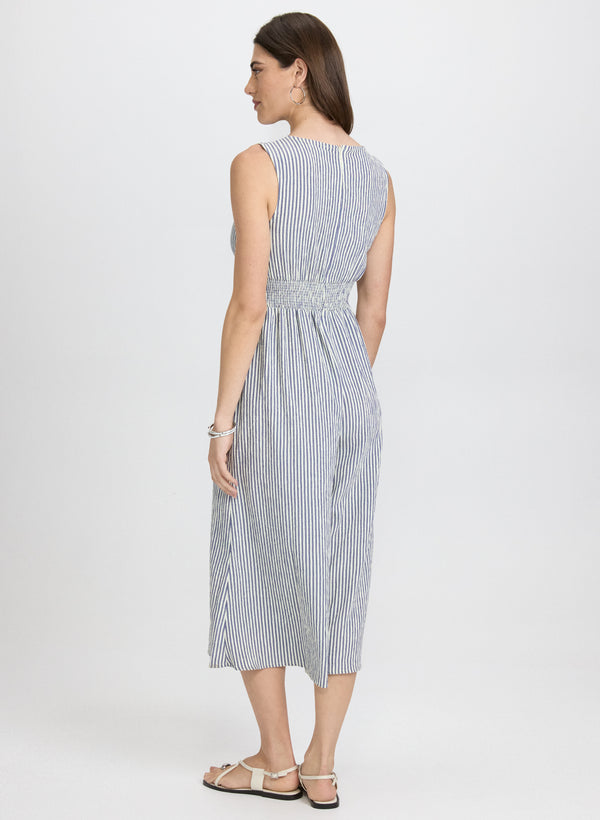 Laura Striped Wide-Leg Jumpsuit