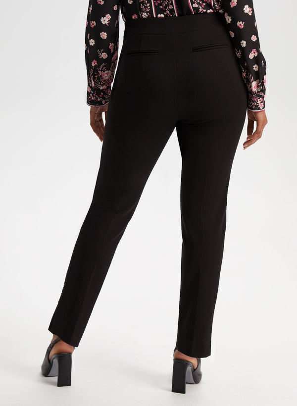 Laura Stud Detail Pull-On Pants