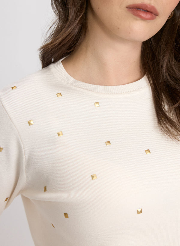 Laura Stud Embellished Pullover