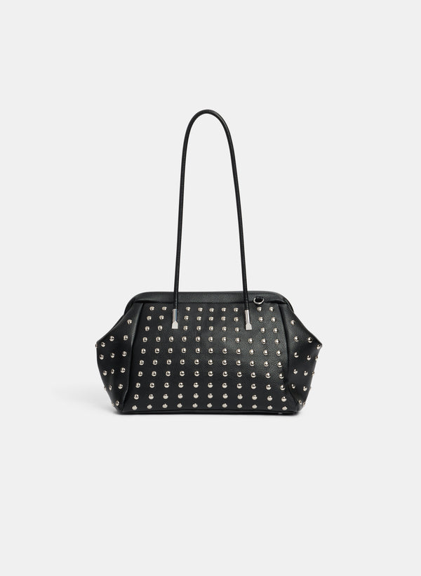 laura Studded Vegan Leather Handbag