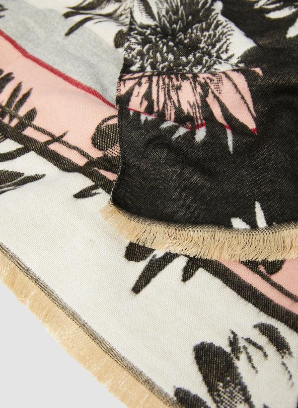 Laura Sunflower Print Scarf