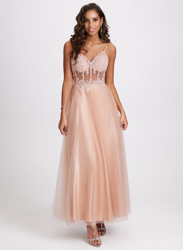laura Sweetheart Neck Ball Gown