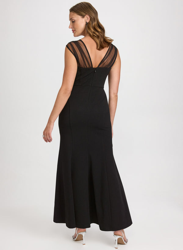 Laura Sweetheart Neck Dress