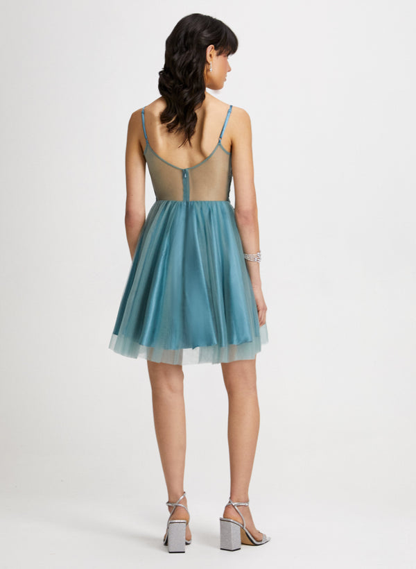 Laura Sweetheart Neck Dress