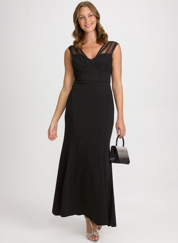 laura Sweetheart Neck Dress