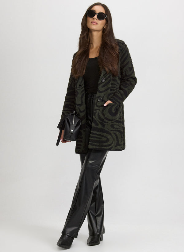 Laura Swirl Print Cardigan