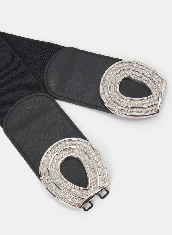 Laura Textured Buckle Belt