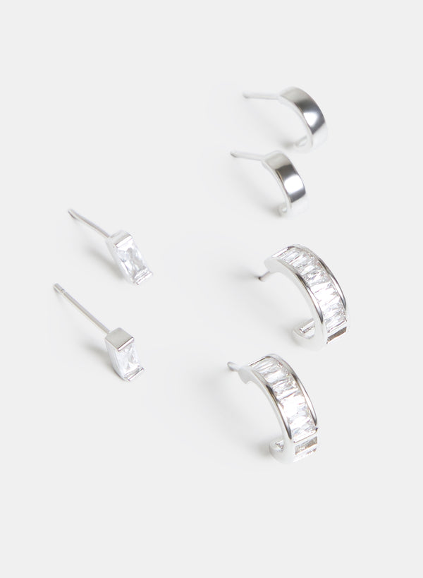 Laura Three-Piece Stud Earrings Set