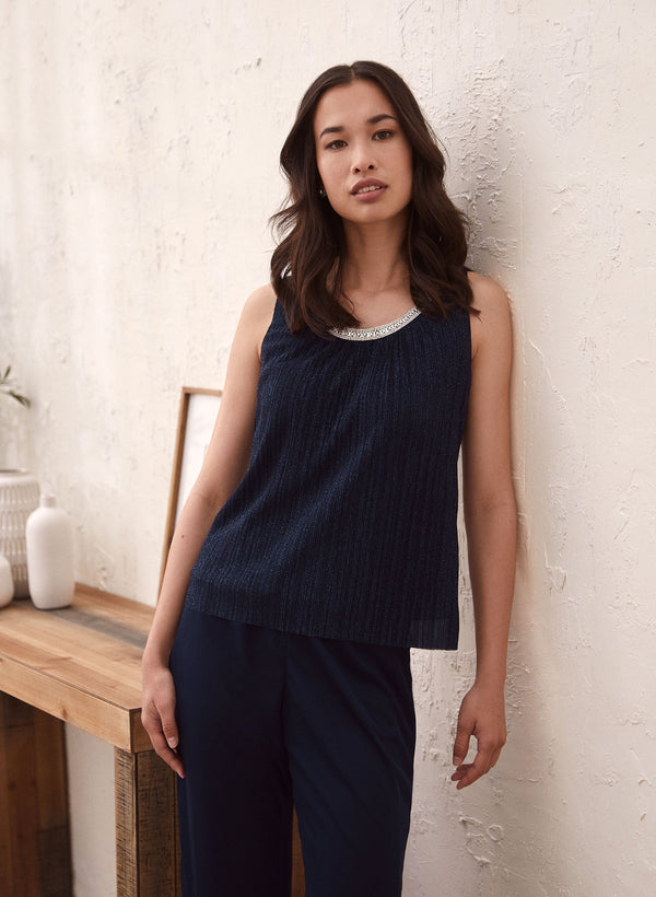 Laura Three-Piece Tank Jacket & Pants Set