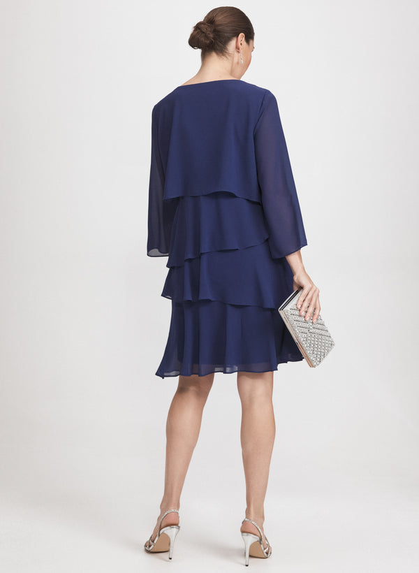 Laura Tiered Chiffon Dress