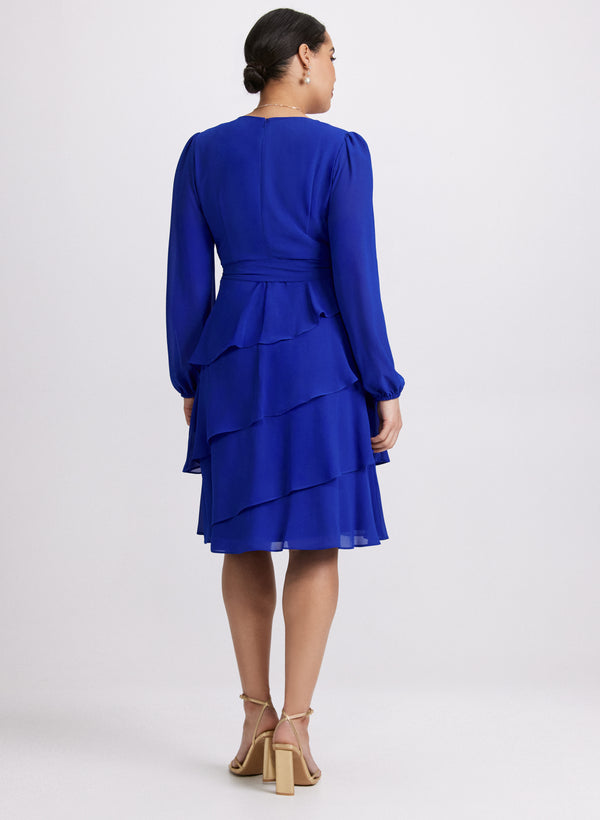 Laura Tiered Chiffon Dress