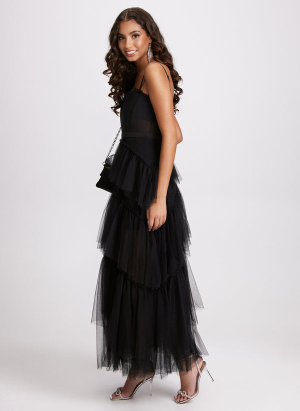 Laura Tiered Corset-Style Dress