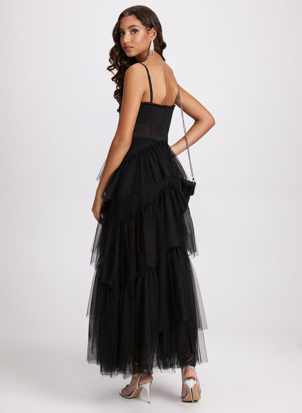 Laura Tiered Corset-Style Dress