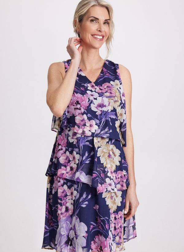 Laura Tiered Floral Dress