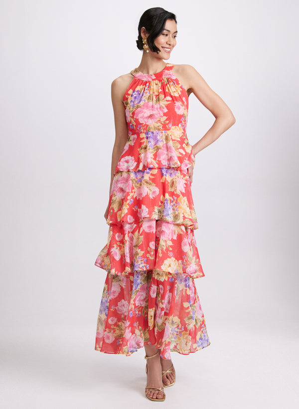 laura Tiered Floral Dress