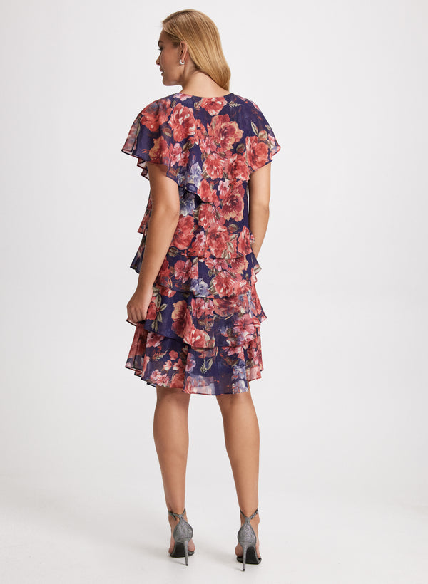Laura Tiered Floral Print Dress