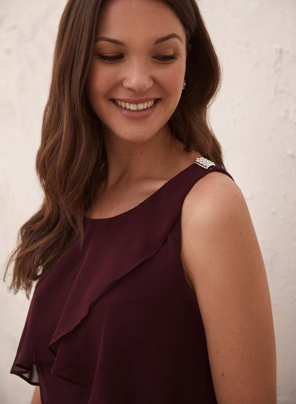 Laura Tiered Ruffle Chiffon Dress