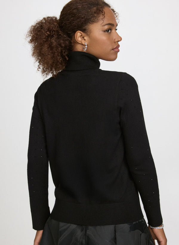 Laura Tonal Embellished Sweater