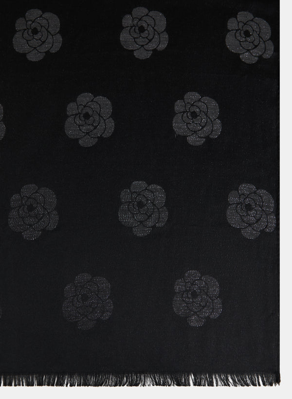 Laura Tonal Rose Print Scarf