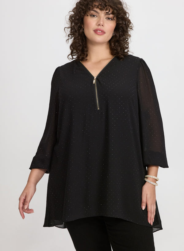 laura Tonal Stone Embellished Blouse