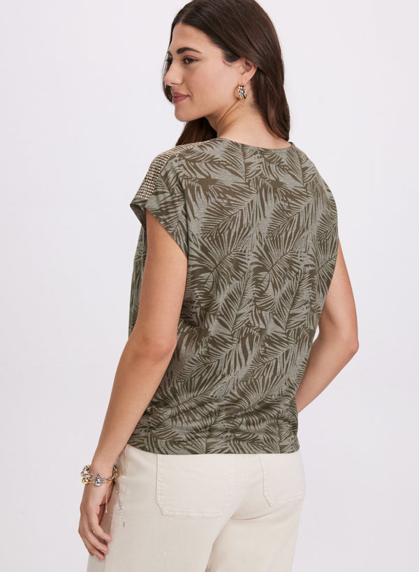 Laura Tropical Burnout T-Shirt