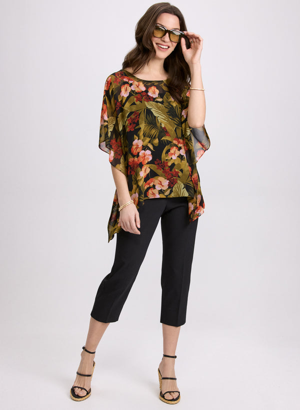 Laura Tropical Print Blouse