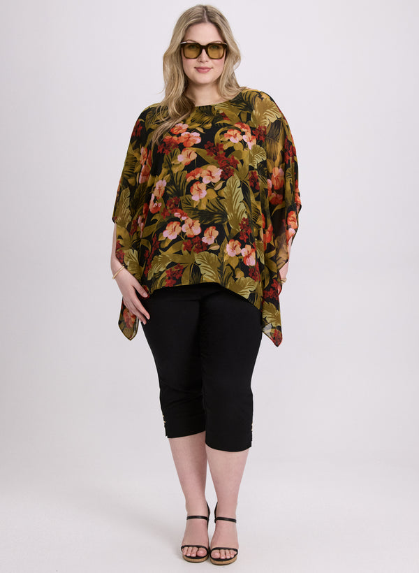 Laura Tropical Print Blouse