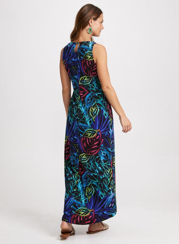 Laura Tropical Print Maxi Dress