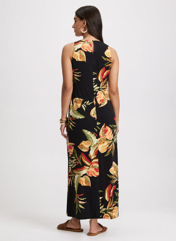 Laura Tropical Print Maxi Dress