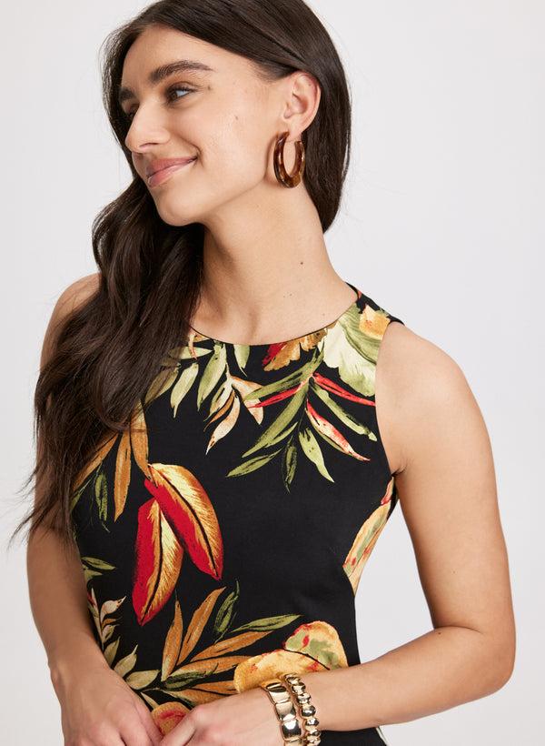 Laura Tropical Print Maxi Dress