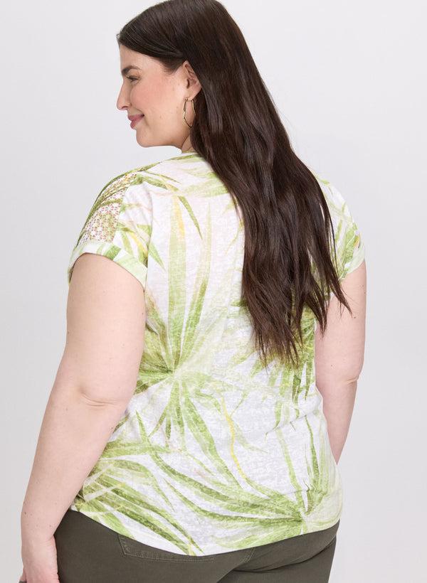 Laura Tropical Print T-Shirt