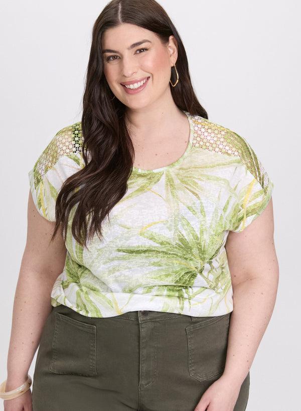 laura Tropical Print T-Shirt