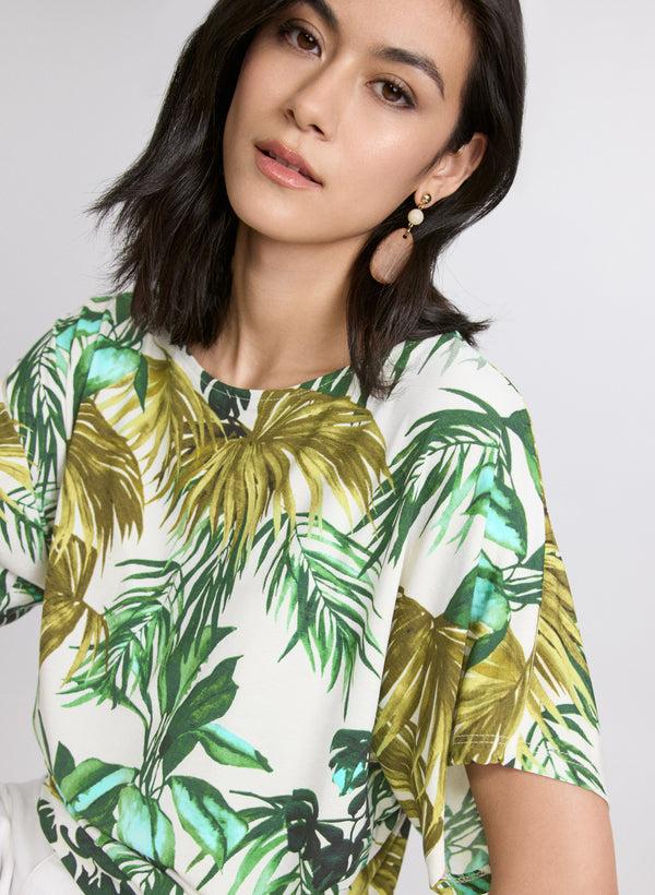 Laura Tropical Print Top